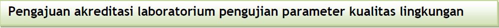 Pengajuan Parameter Akreditasi